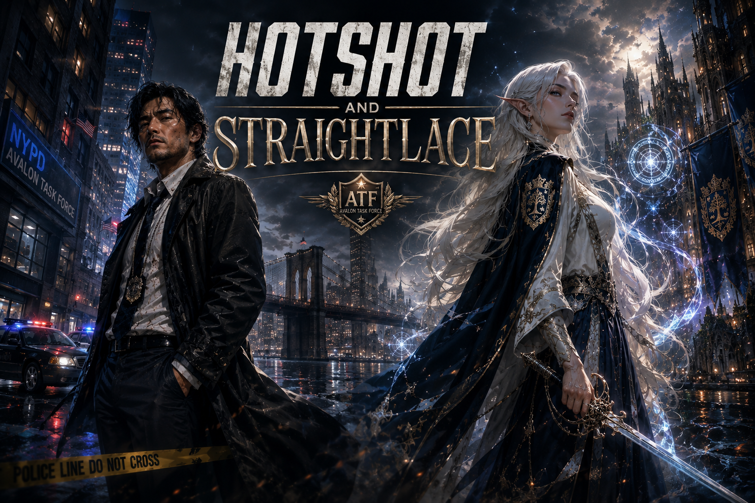 Cover art for Hotshot & Straightlace, a noir scenario on AI Dungeon