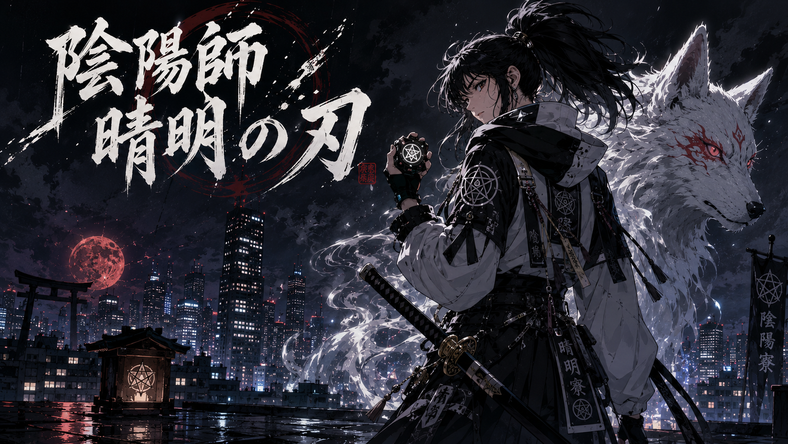 Cover art for Onmyouji: Seimei no Yaiba, a horror scenario on AI Dungeon