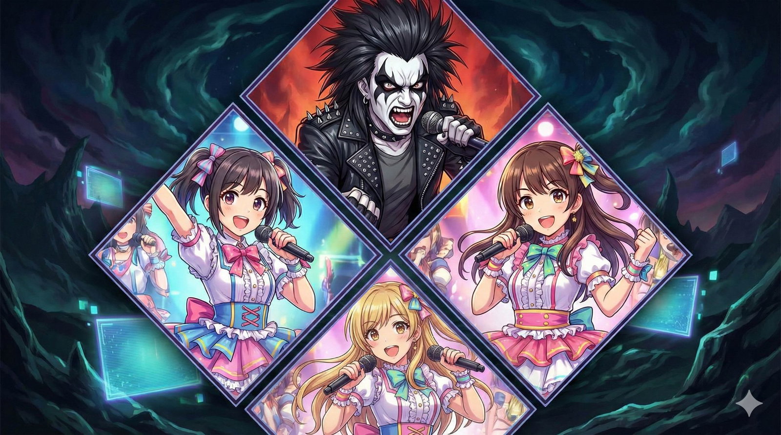 Cover art for Idol/Monster, a music scenario on AI Dungeon