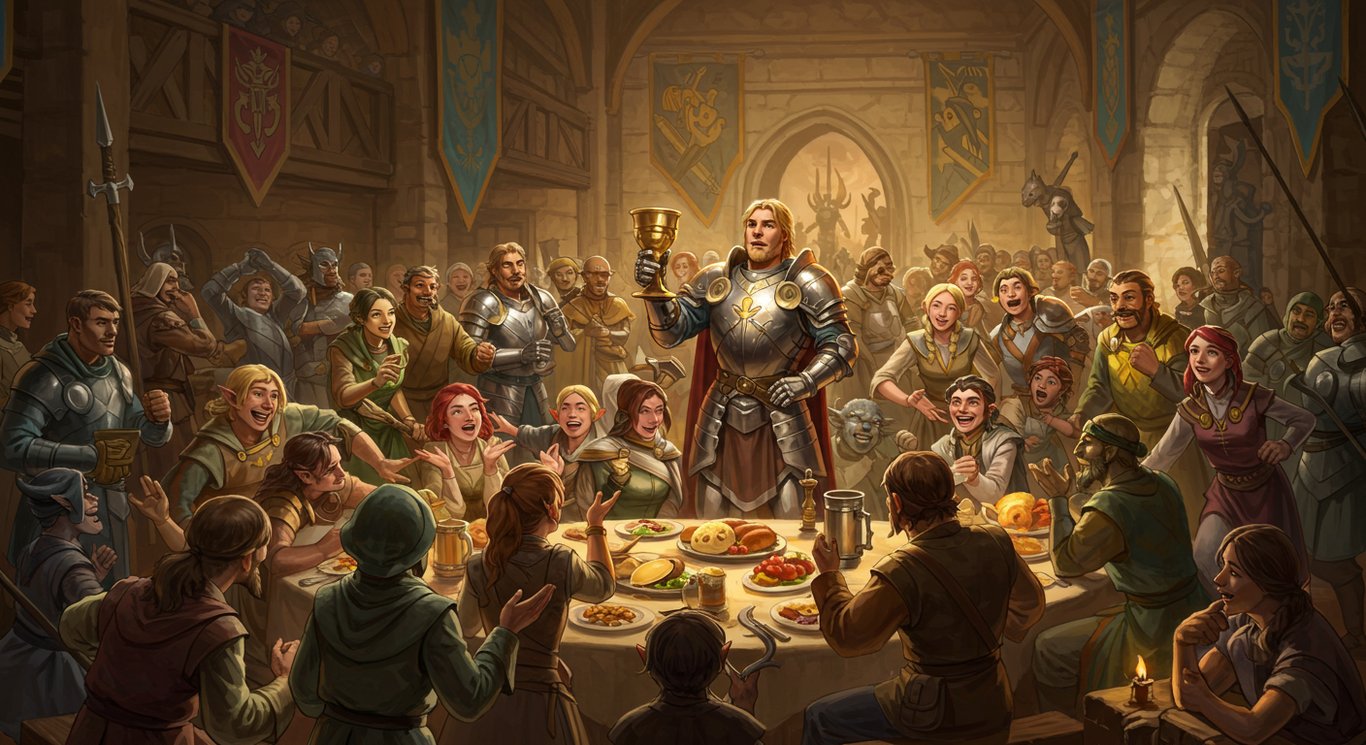 Cover art for The Hero's Party - ISEKAI!, a fantasy scenario on AI Dungeon