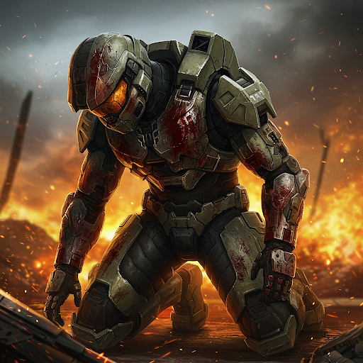 Cover art for Judgment Day, a scifi halo scenario on AI Dungeon