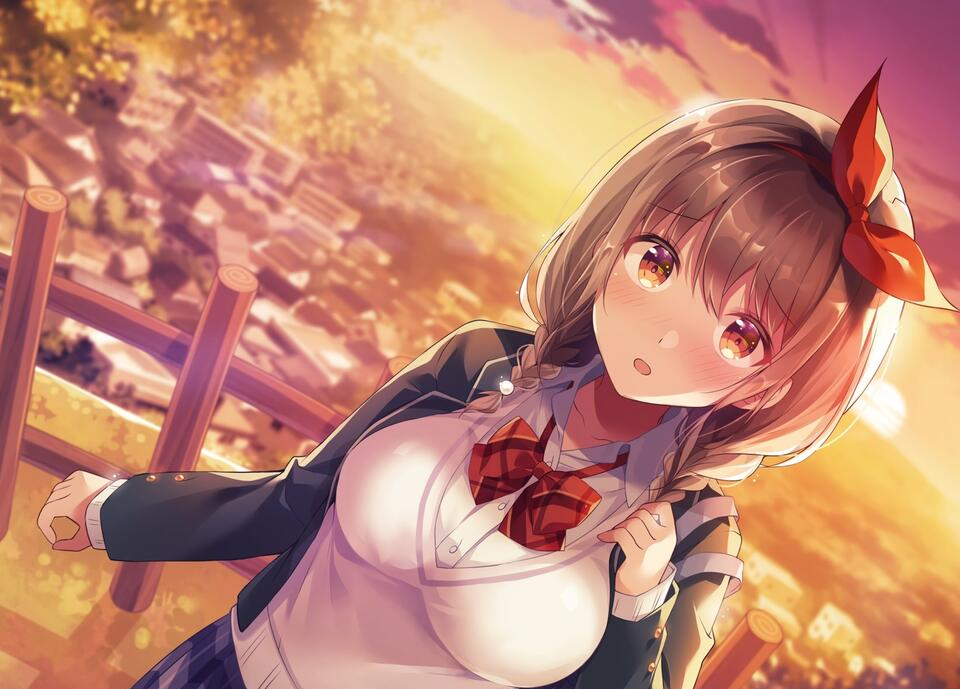 Cover art for Your Crush is an Alien, a romance scenario on AI Dungeon