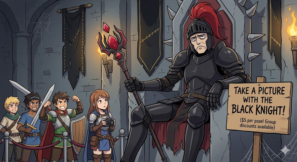 Cover art for Knave for Hire on AI Dungeon