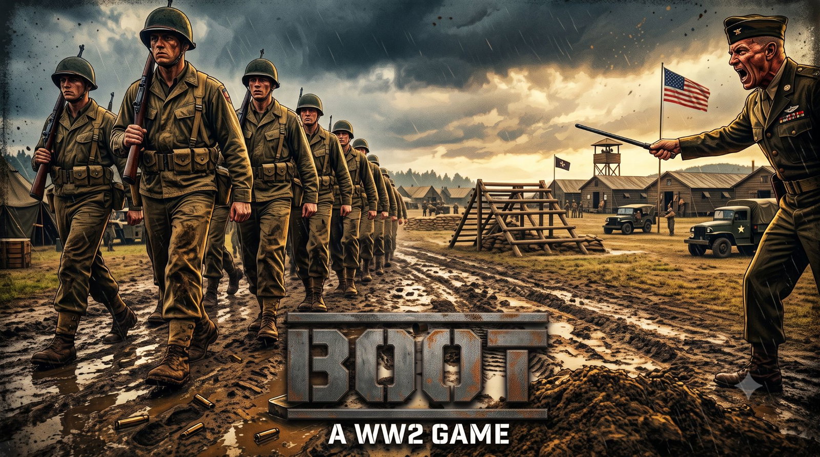 Cover art for BOOT, a war world on Voyage