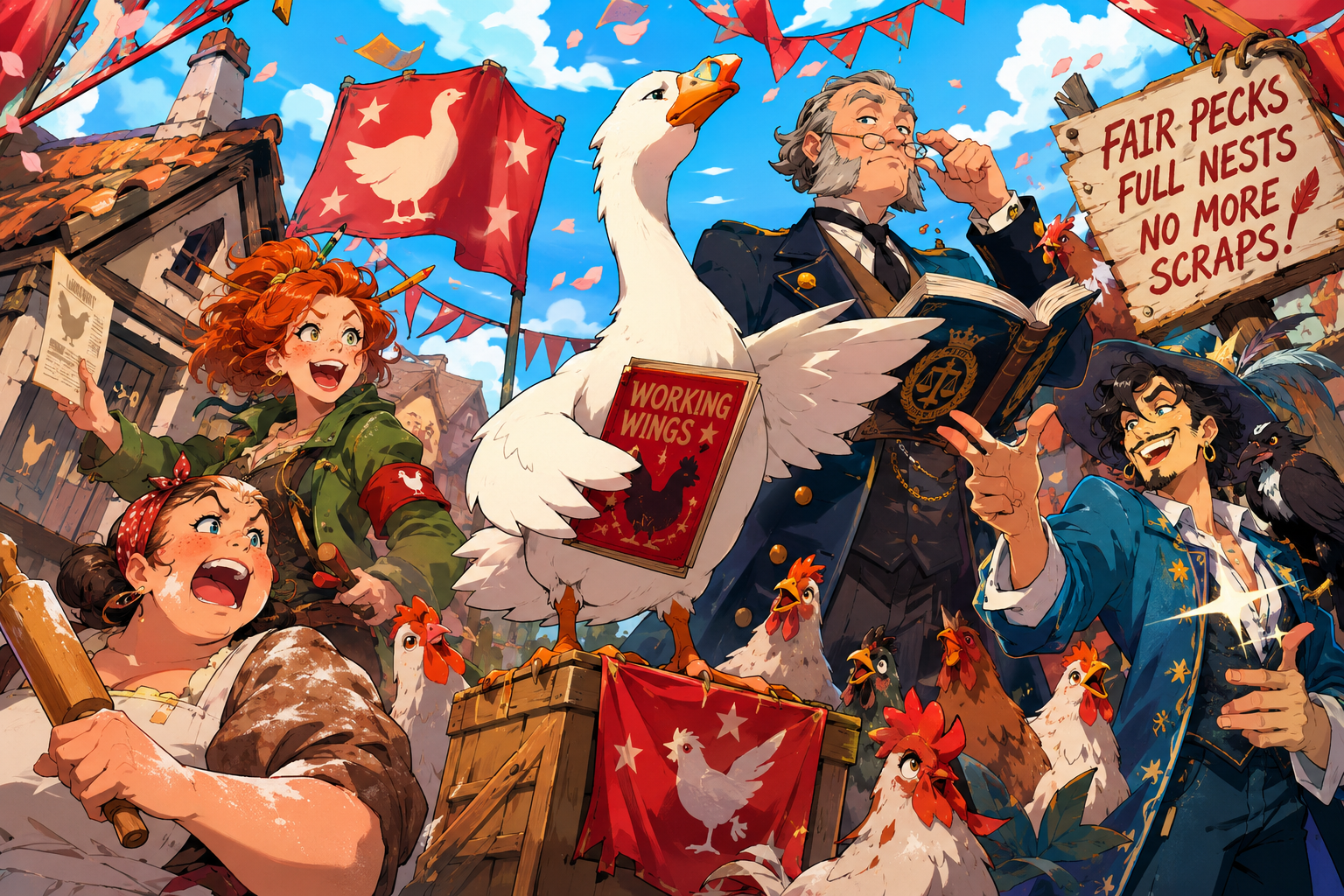 Cover art for My Familiar Is Unionizing, a cozy scenario on AI Dungeon