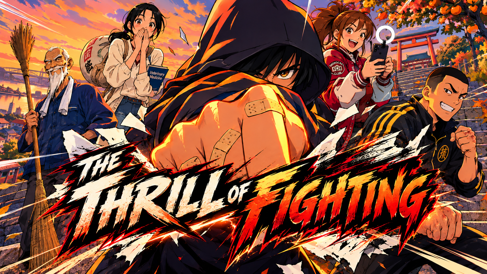 Cover art for The Thrill of Fighting, a martial arts scenario on AI Dungeon