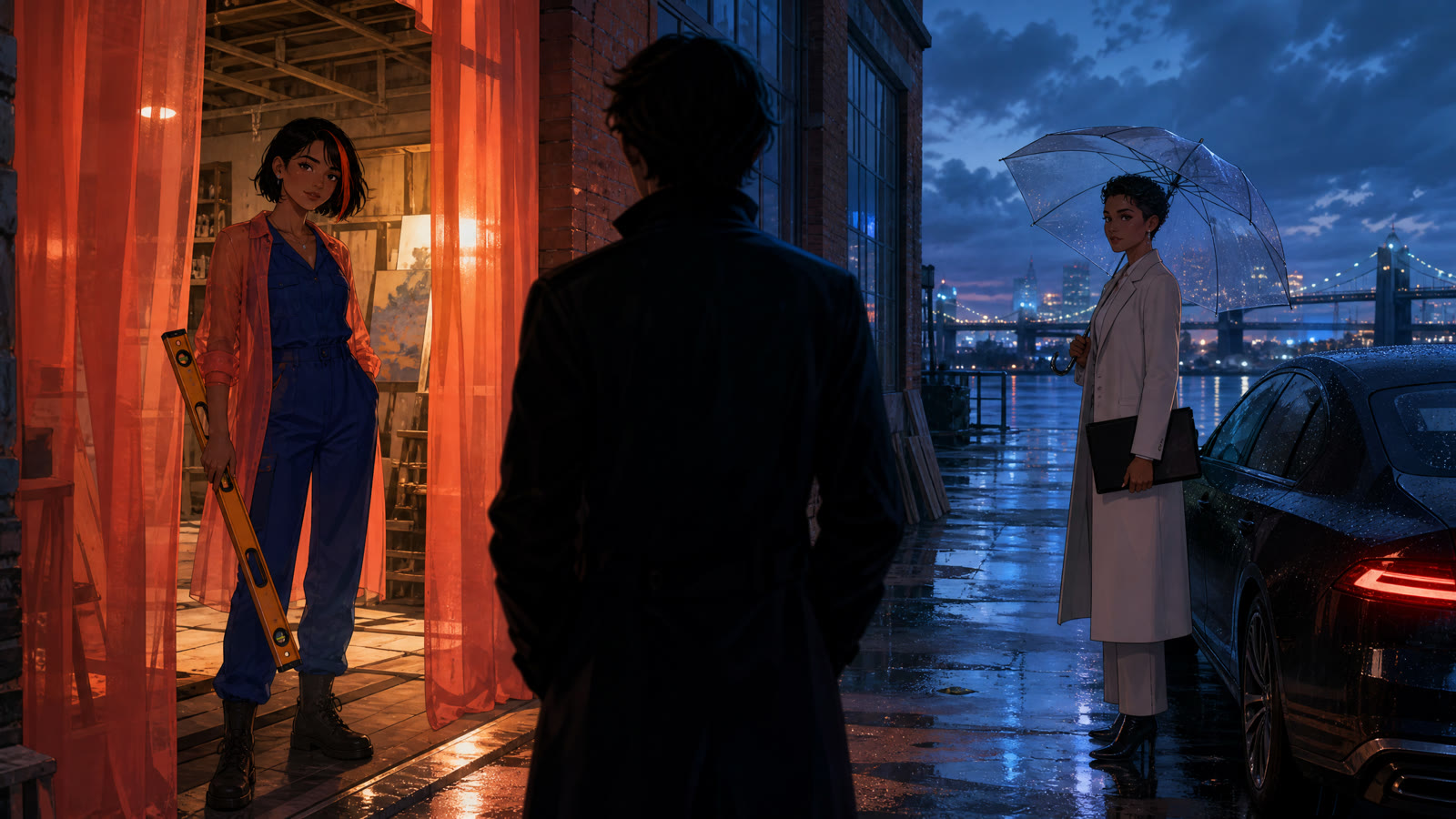 Cover art for The Open Door at Riverside on AI Dungeon