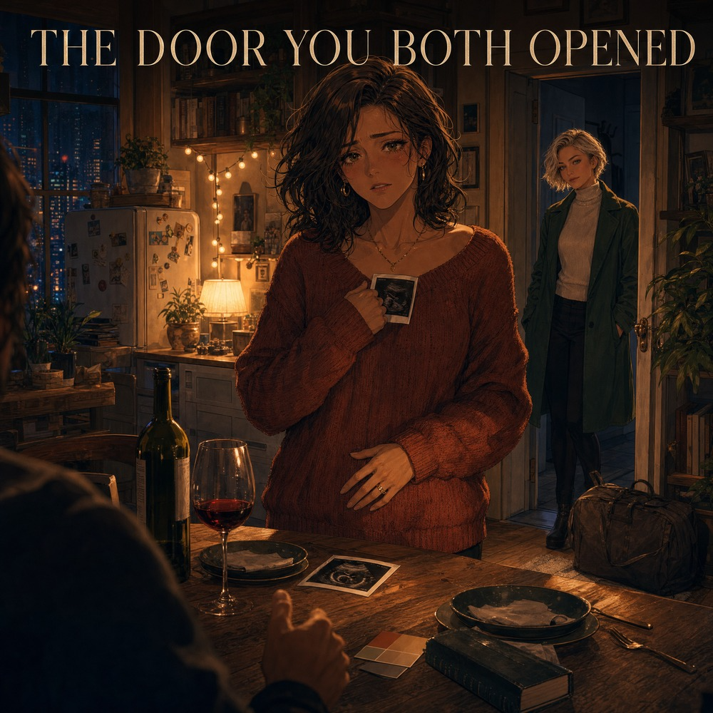 Cover art for The Door You Both Opened, a drama scenario on AI Dungeon
