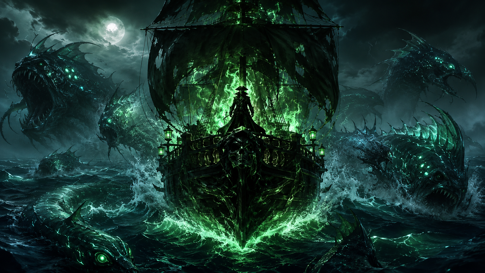 Cover art for The Captain Beyond the Veil, a transmigration scenario on AI Dungeon