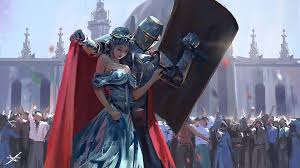 Cover art for the clumsy princess, a knight scenario on AI Dungeon