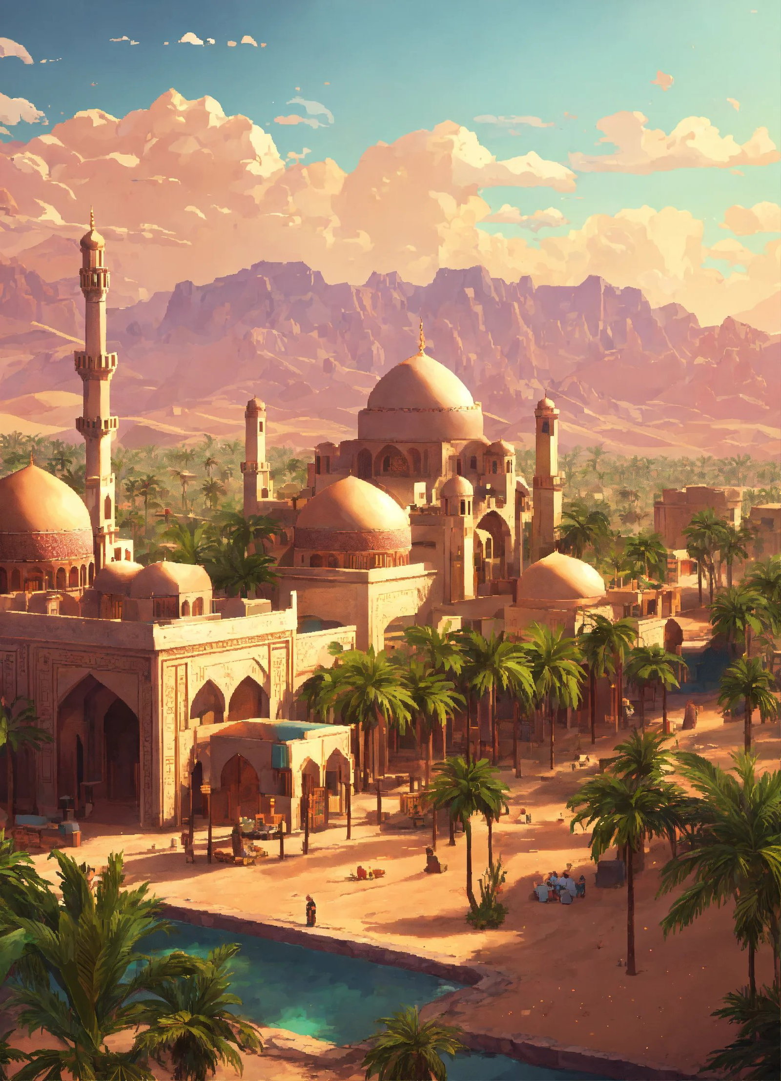 Cover art for Hazara, a desert scenario on AI Dungeon
