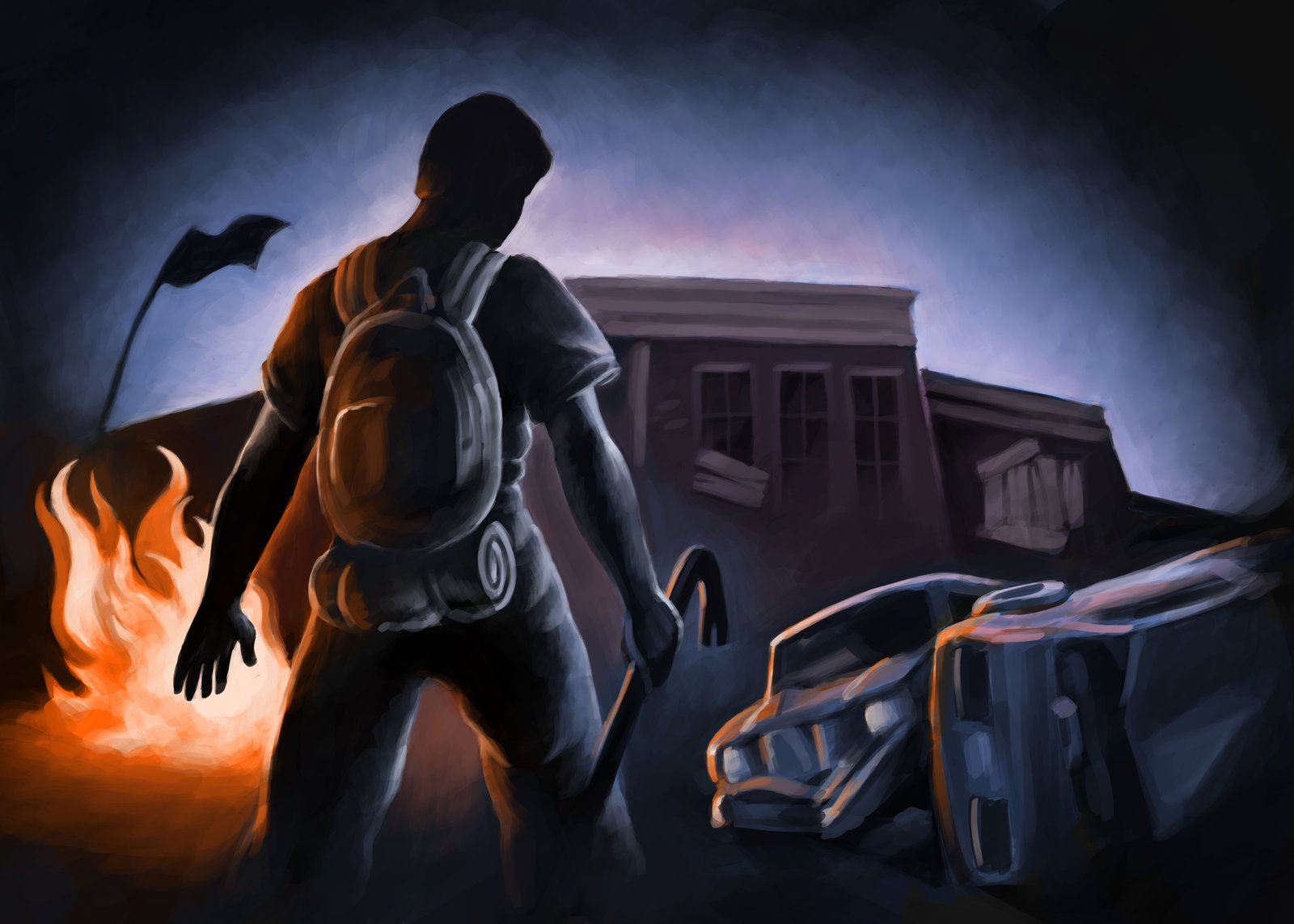 Cover art for How It Ends on AI Dungeon