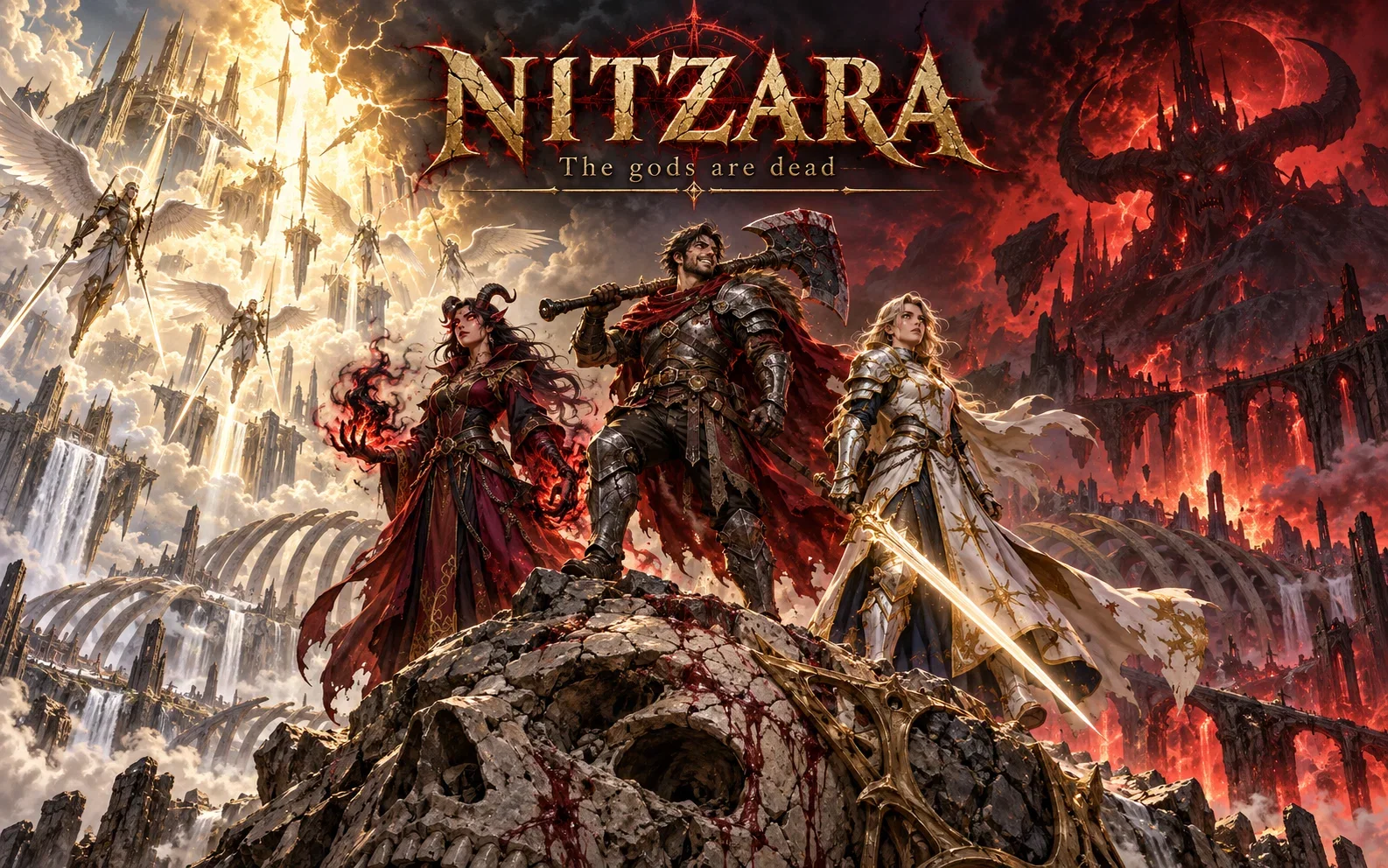 Cover art for Nitzara, a fantasy world on Voyage