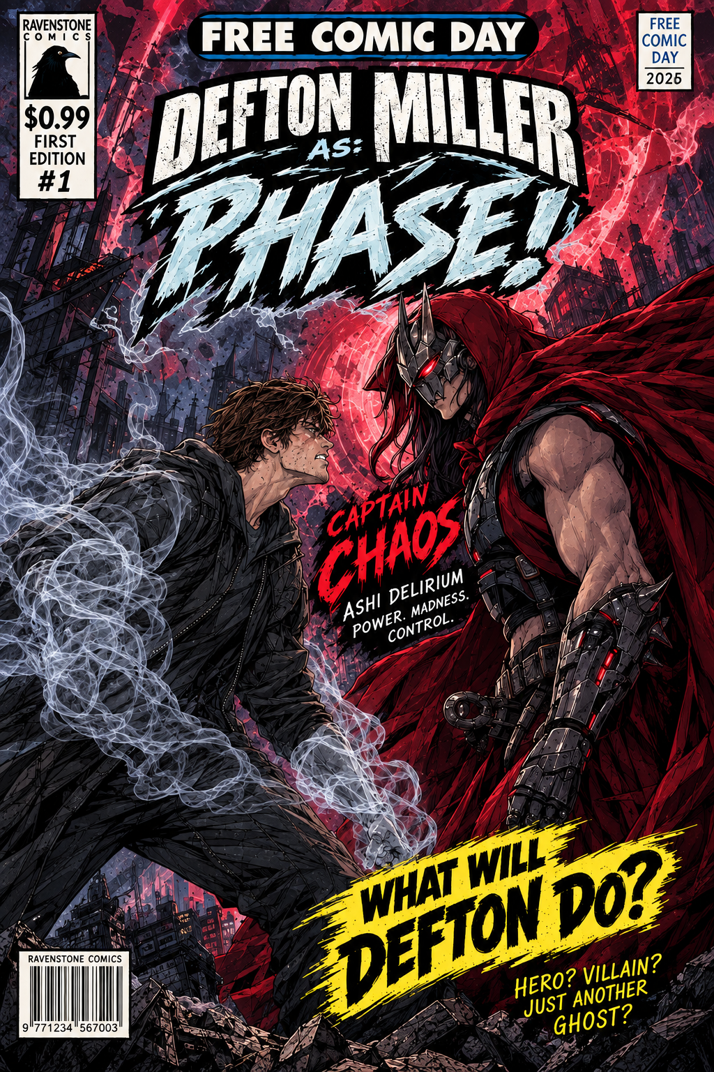 Cover art for PHASE: DEAD SERIOUS!, a ghosts scenario on AI Dungeon
