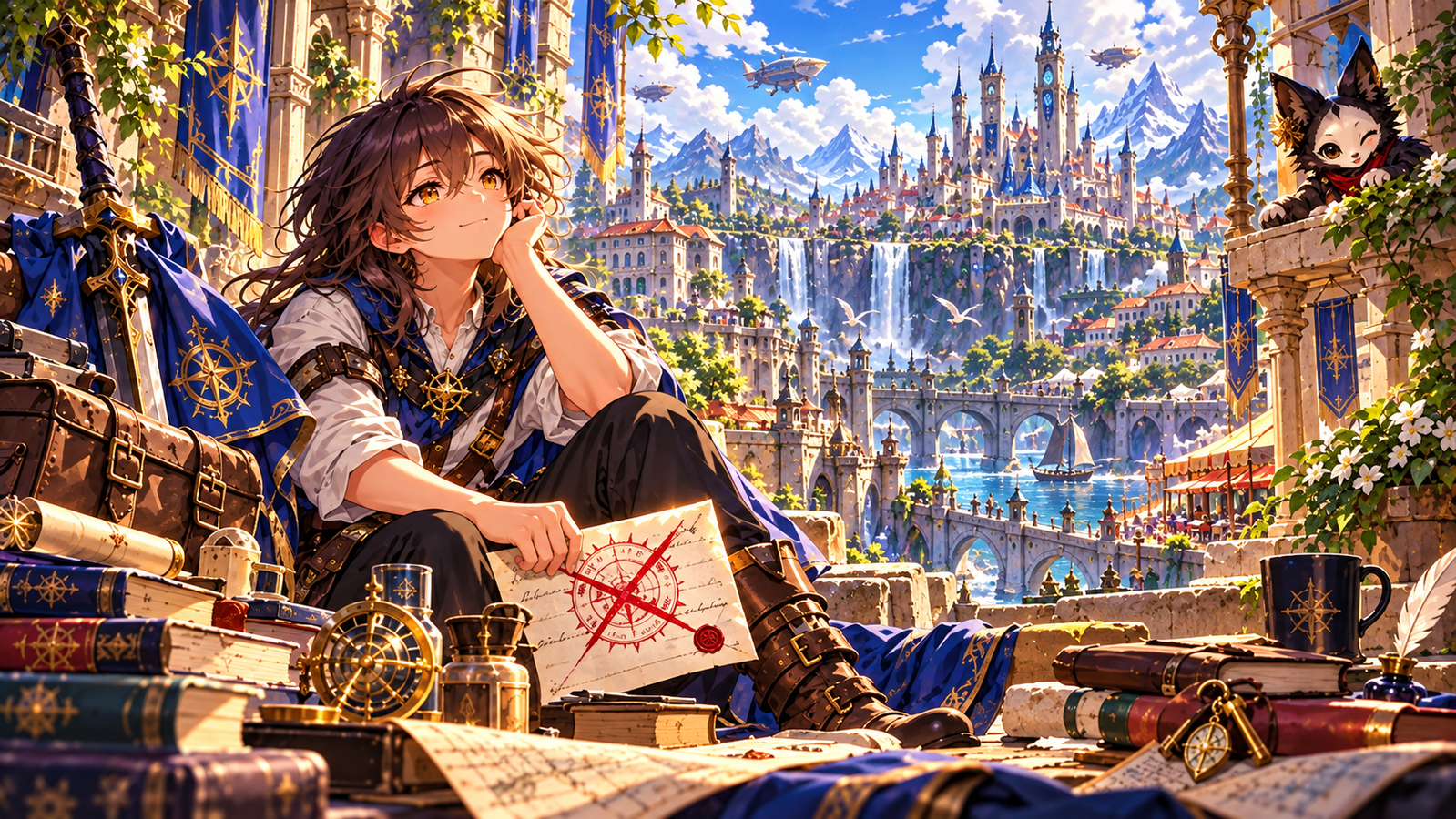 Cover art for The Chosen One's Prophecy Was Canceled, a fantasy world on Voyage
