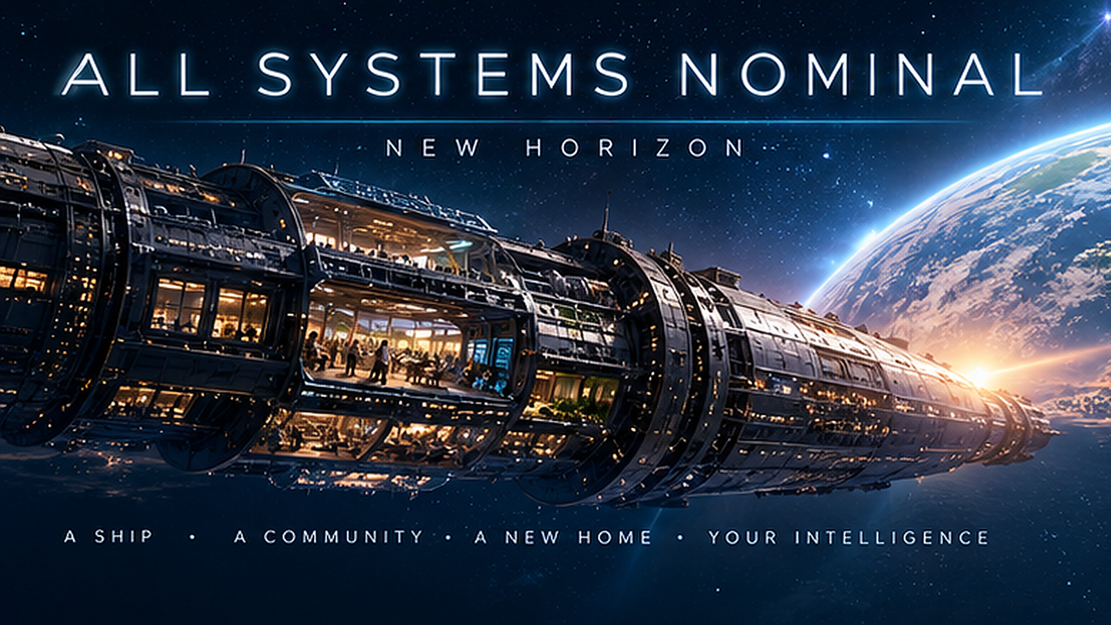 Cover art for All Systems Nominal, a sci fi world on Voyage