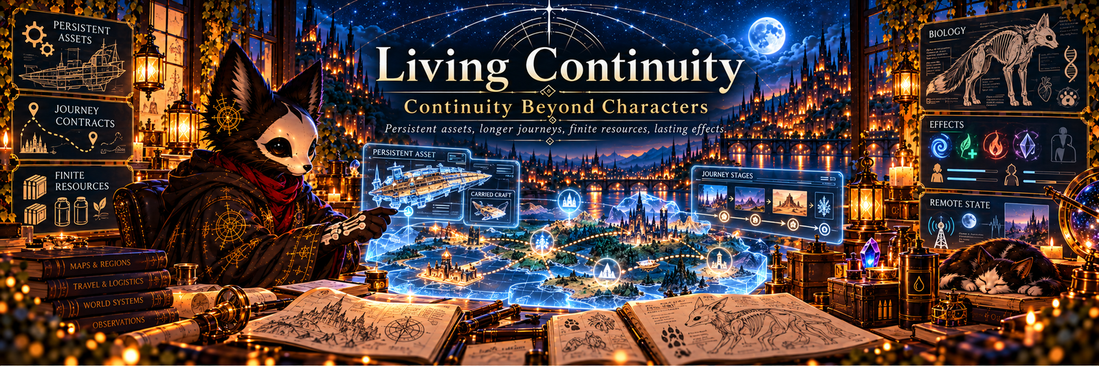 Cover art for Living Continuity - Continuity beyond characters, an universal mod on Voyage