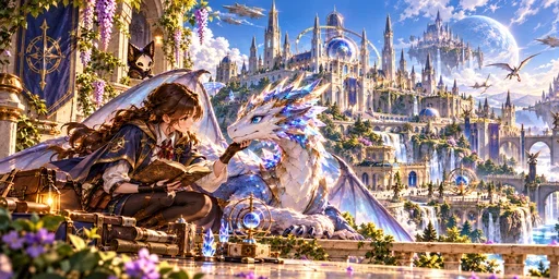 Cover art for Royal Academy: Life With Dragons (LCX preview), an academy world on Voyage