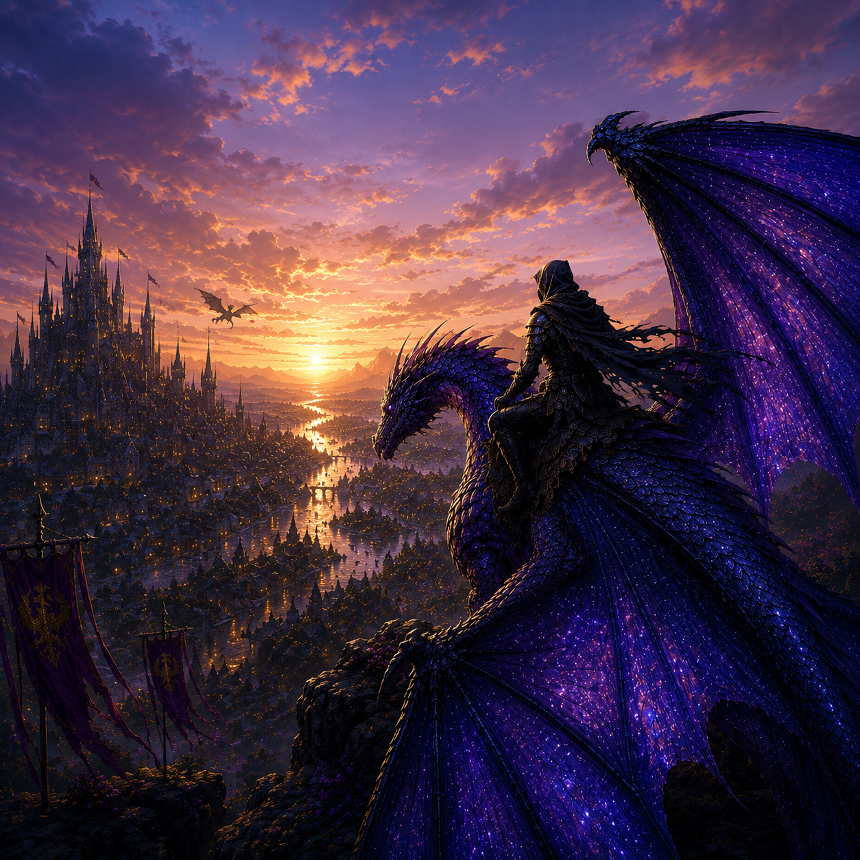 Cover art for Dragon and Rider π΄ππβ€οΈβπ₯ (mature), a slow burn scenario on AI Dungeon