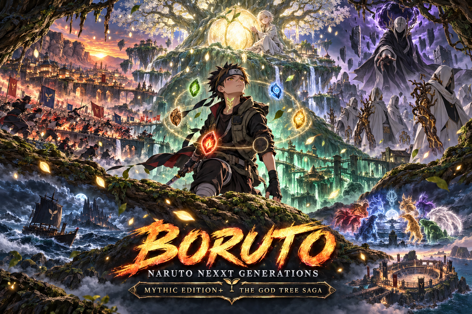 Cover art for Boruto: Naruto Nexxt Generation: God Tree Saga, an adventure world on Voyage