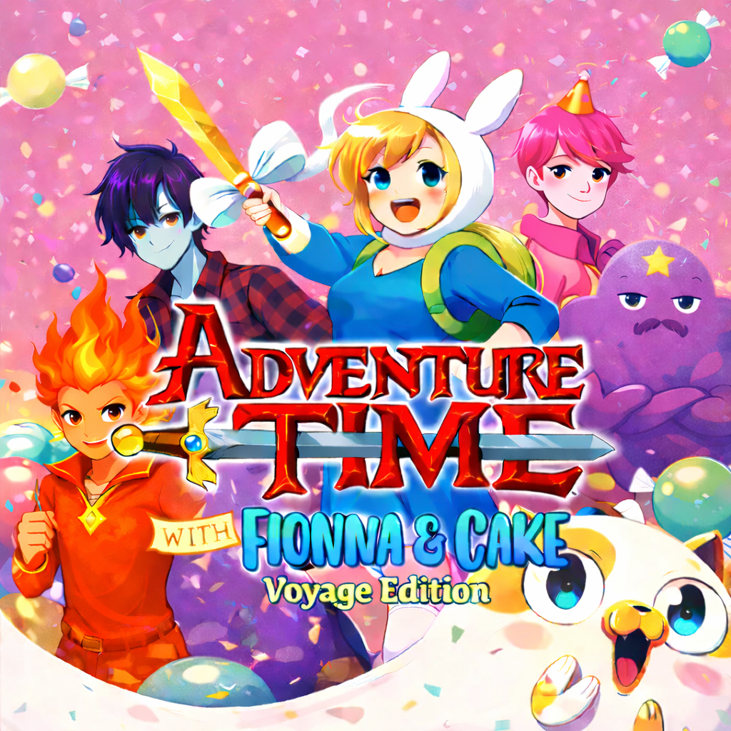Cover art for Adventure Time: Voyage Edition, a fantasy world on Voyage