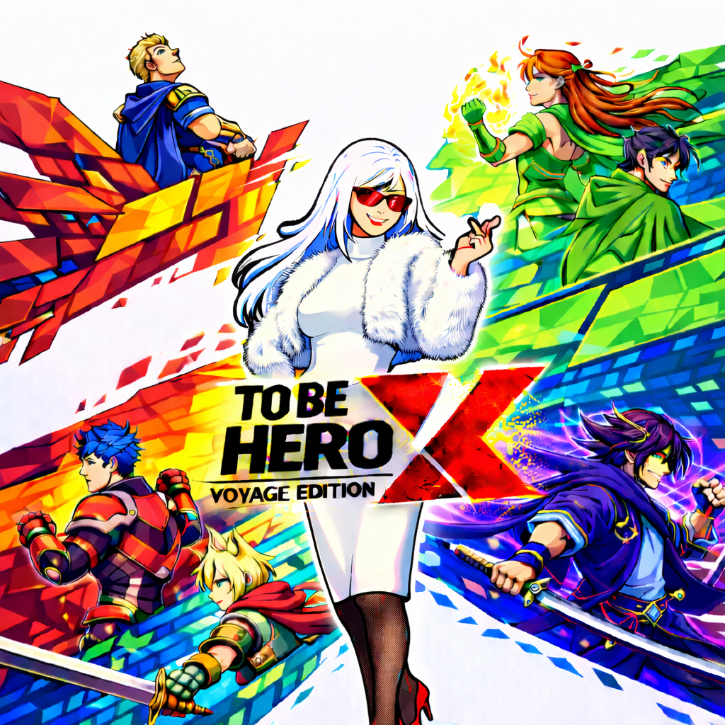 Cover art for To Be Hero X: Voyage Edition, a superhero world on Voyage
