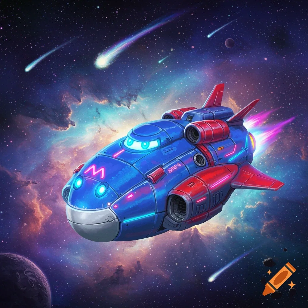 Cover art for Space RV, a ms marvel scenario on AI Dungeon