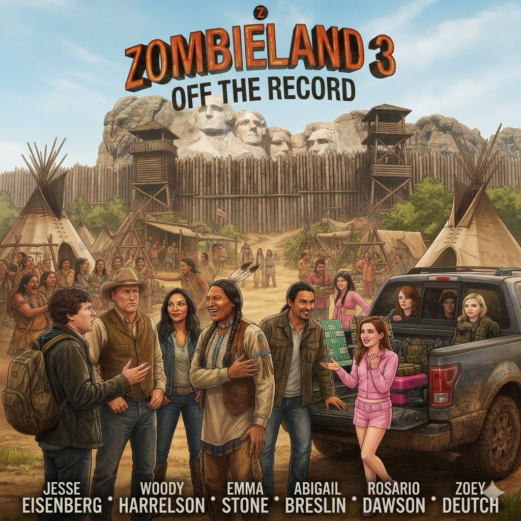 Cover art for Zombieland 3 - Off The Record, a co prompted scenario on AI Dungeon