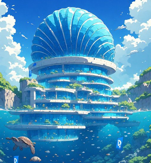 Cover art for Aquatic Nexus Center, an alberto scorfano scenario on AI Dungeon
