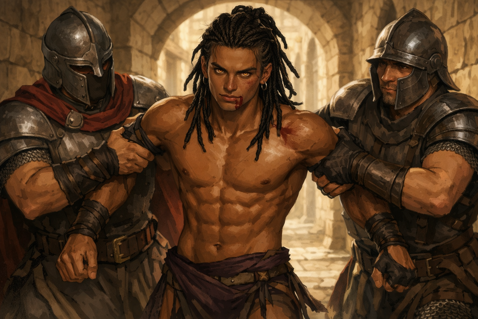 Cover art for The Last Amazonian, a romance scenario on AI Dungeon
