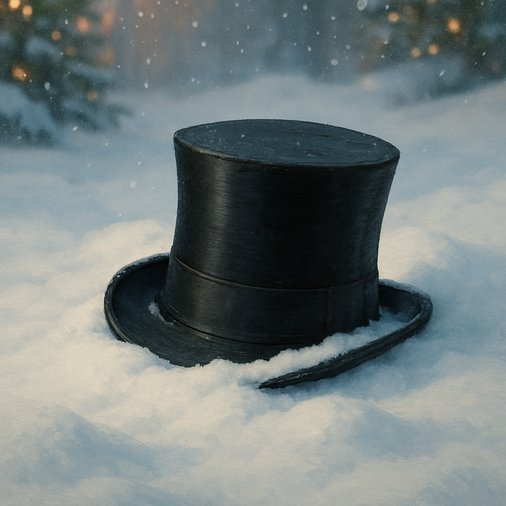 Cover art for The Enchanted Hat of Winter Hollow, a frosty the snowman scenario on AI Dungeon