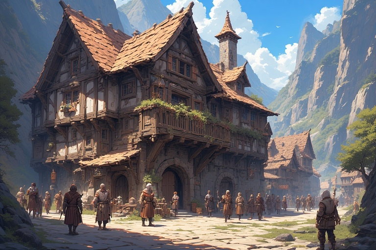 Cover art for Adventure's guild of your own, a slice of life scenario on AI Dungeon