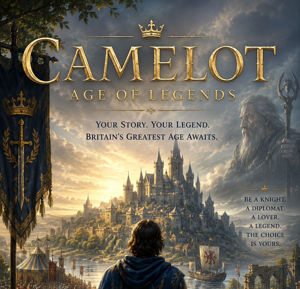 Cover art for Camelot: Age of Legends, an arthurian legend world on Voyage