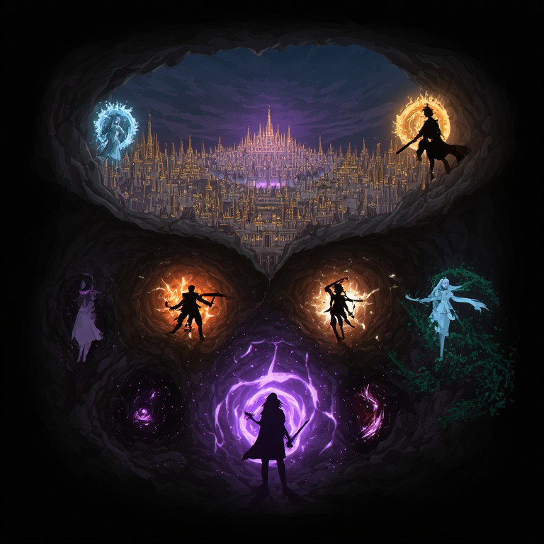 Cover art for Elarion: The Soulweave Chronicles, a fantasy scenario on AI Dungeon