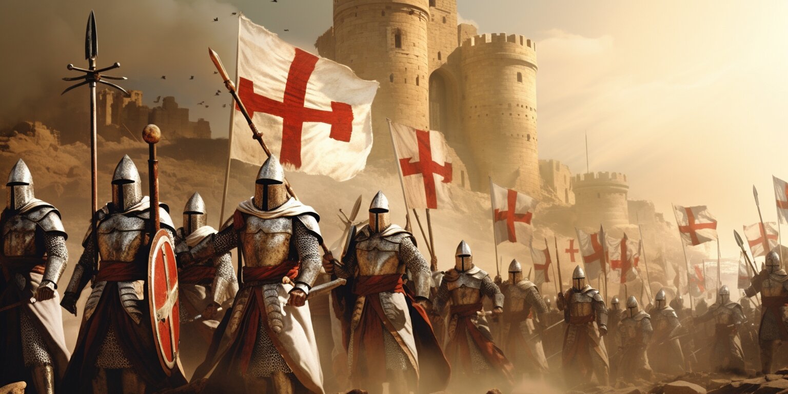 Cover art for Templar Escort, a historical scenario on AI Dungeon