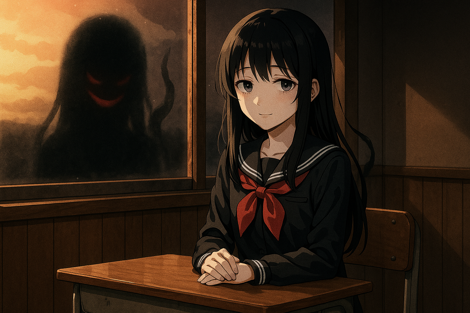 Cover art for Innocent Shape — Visage of Warmth v2, an atmosphere scenario on AI Dungeon