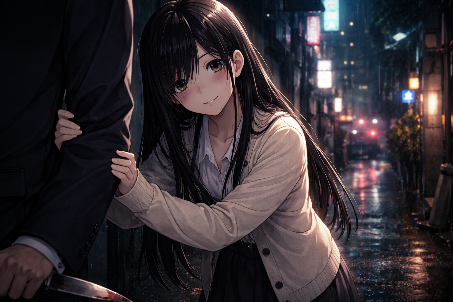 Cover art for You're a serial killer. She's your biggest fan., a suzuban scenario on AI Dungeon