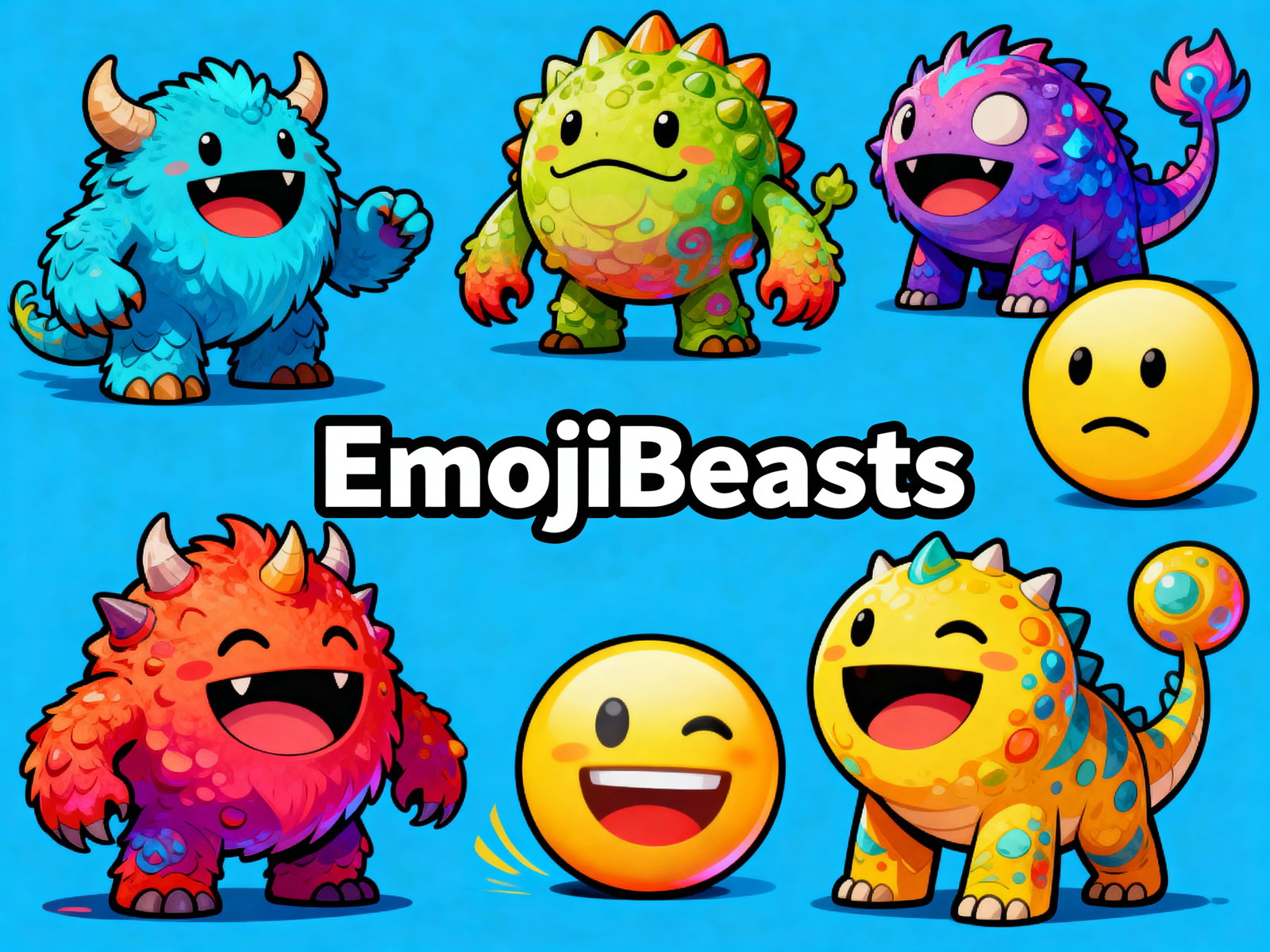 Cover art for EmojiBeasts, a digimon scenario on AI Dungeon