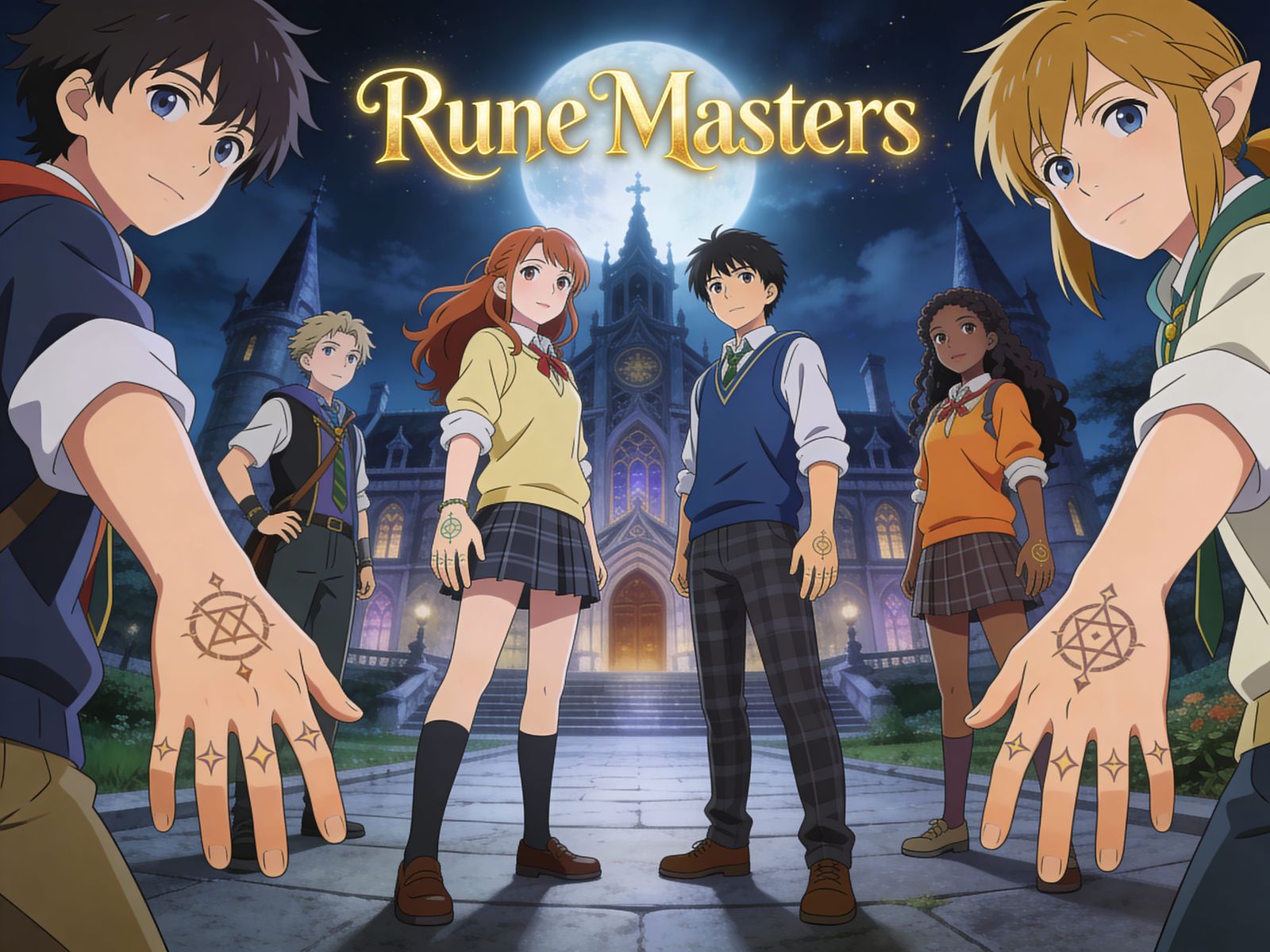 Cover art for Rune Masters, a magic scenario on AI Dungeon