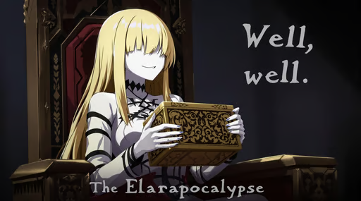 Cover art for The Elarapocalypse, a fantasy scenario on AI Dungeon
