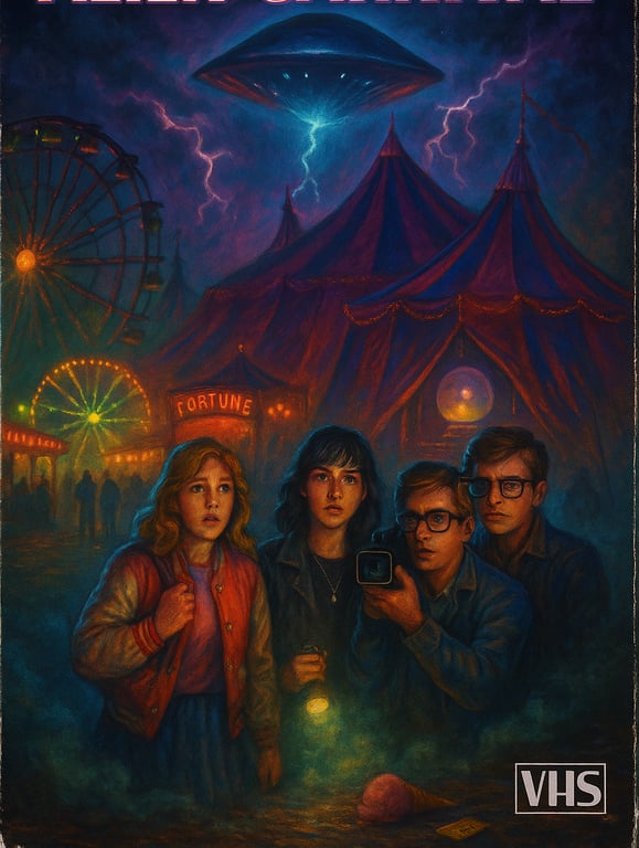 Cover art for Killer Karnival (1985), a horror scenario on AI Dungeon