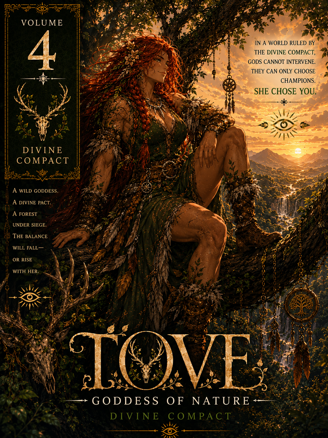 Cover art for Divine Compact: Untamed Goddess, a gods scenario on AI Dungeon