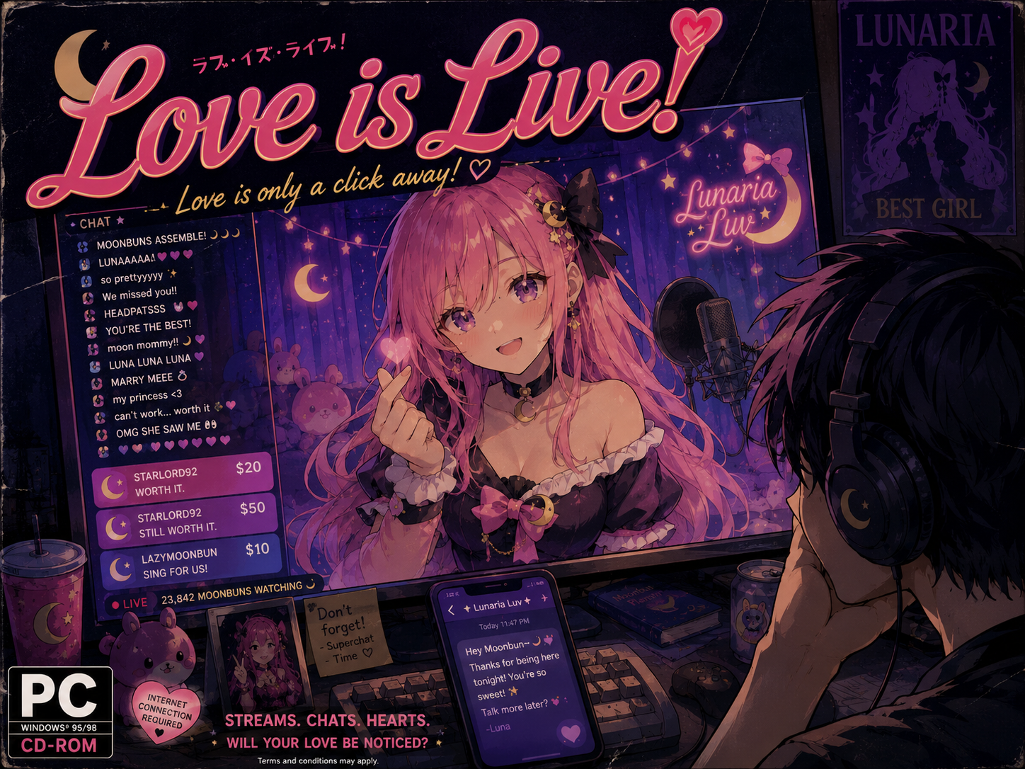 Cover art for Love is Live, a love scenario on AI Dungeon