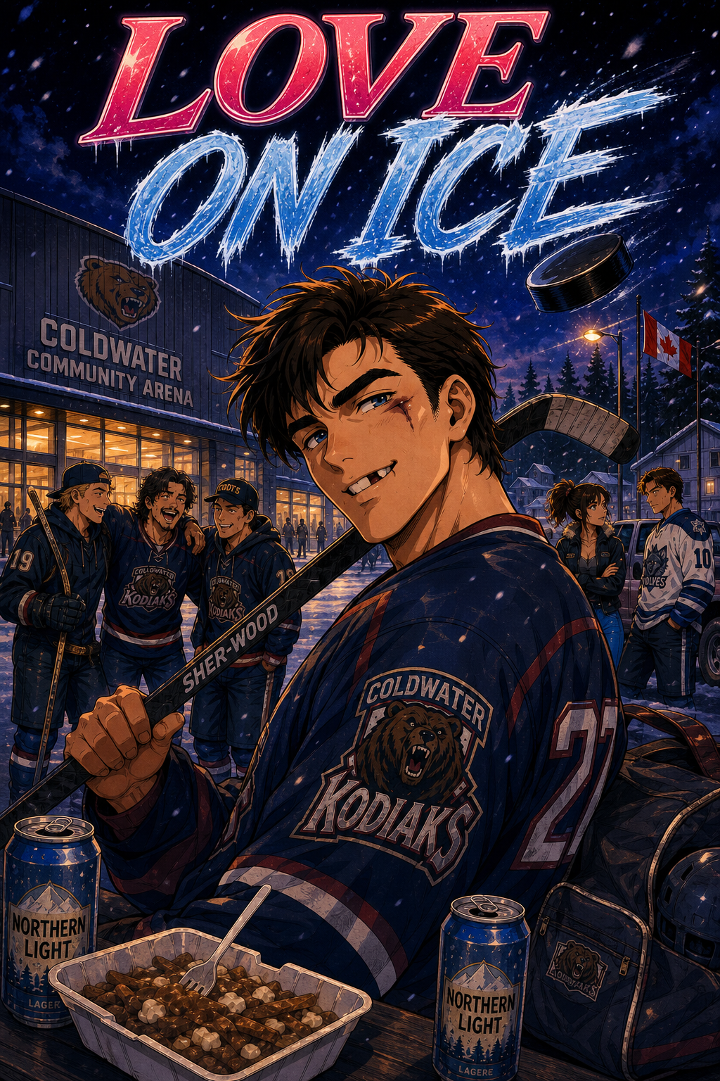 Cover art for Love On Ice, a toxic scenario on AI Dungeon
