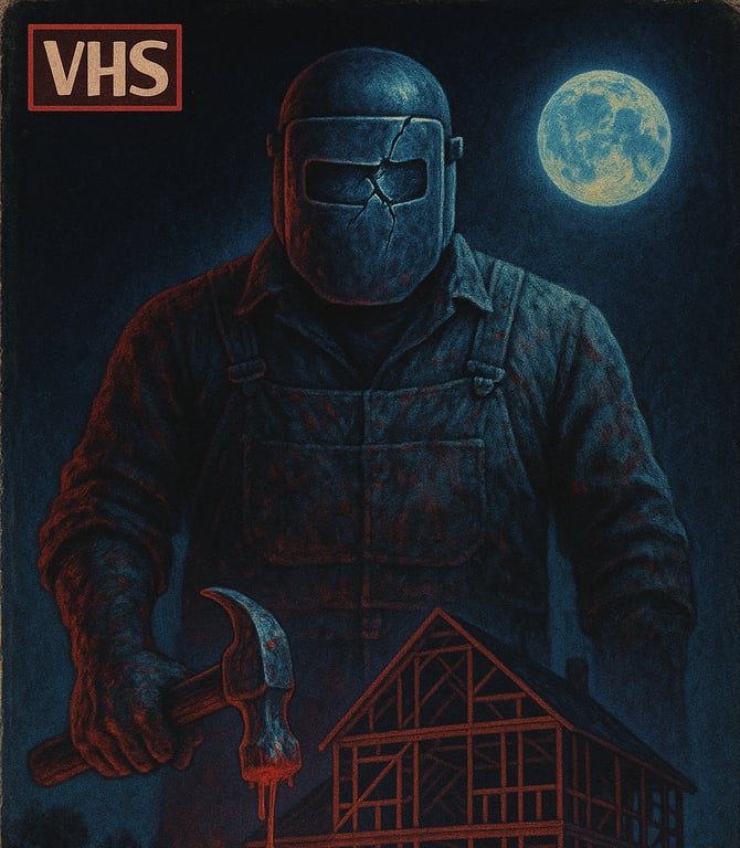 Cover art for Nailed Shut (1986), a horror scenario on AI Dungeon