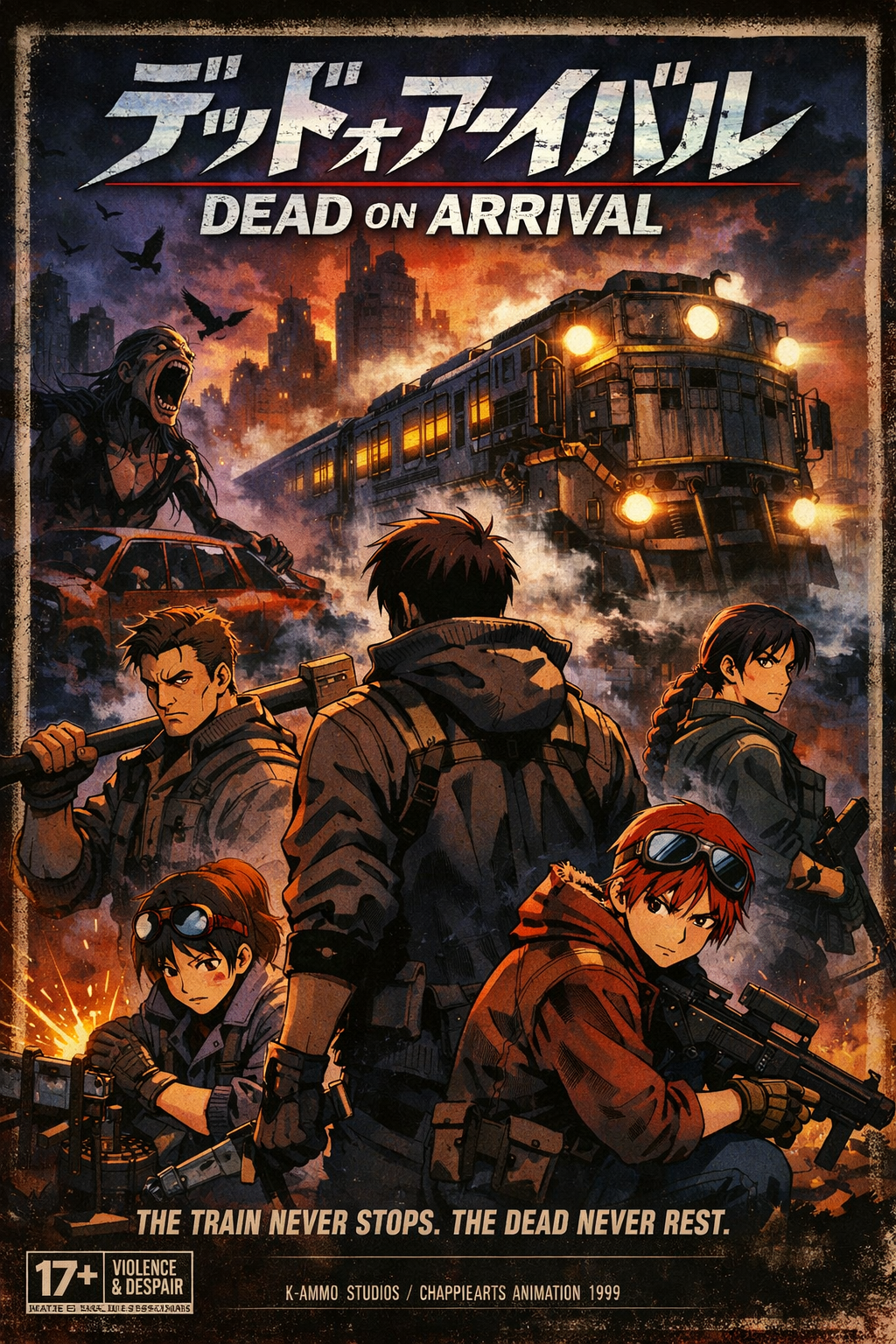 Cover art for Dead On Arrival, a zombie scenario on AI Dungeon