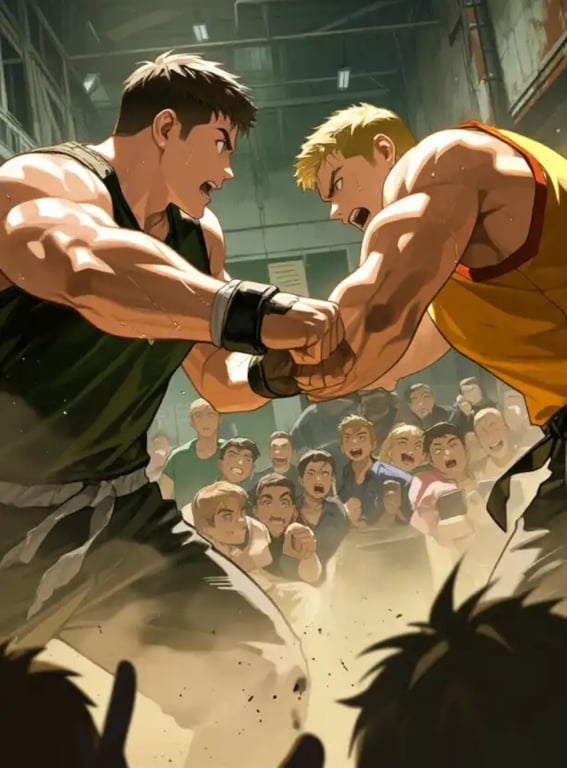 Cover art for Broke & Broken, a fighting scenario on AI Dungeon
