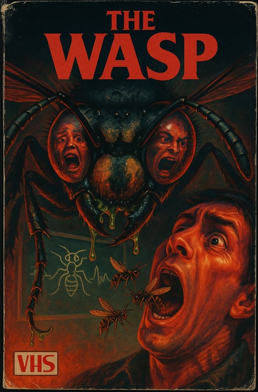 Cover art for The Hive Mind (1980), a horror scenario on AI Dungeon