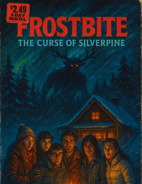 Cover art for Frostbite: Curse of Silver Pine (1986), a movie scenario on AI Dungeon
