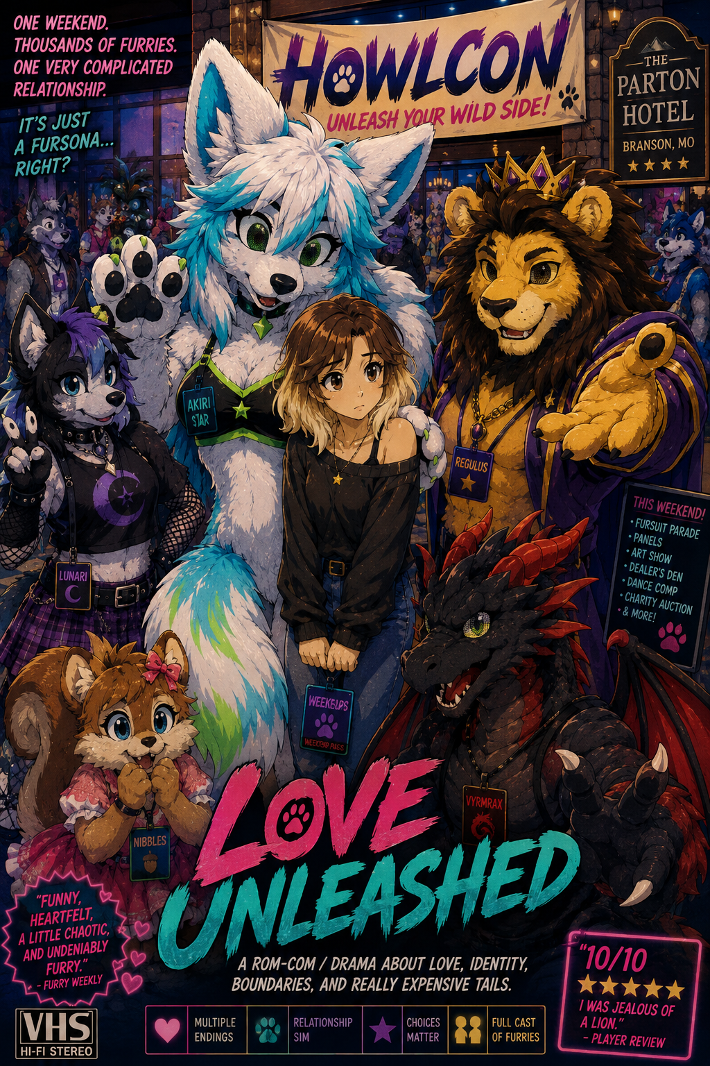 Cover art for Love Unleashed, a toxic scenario on AI Dungeon